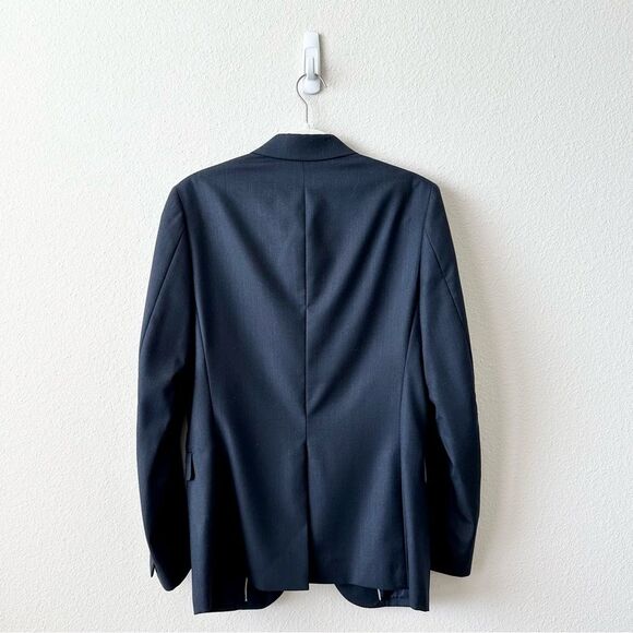 Theory Xylo NP Ostro Wool Blazer Jacket in Navy Blue Size 36R - Picture 4 of 10